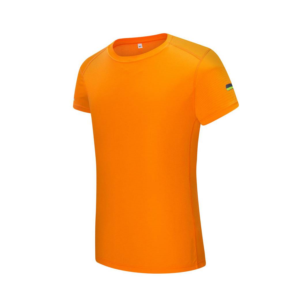 2020新款 女 短袖运动T恤 时尚大气简约风 精致纯棉系列（橘色）