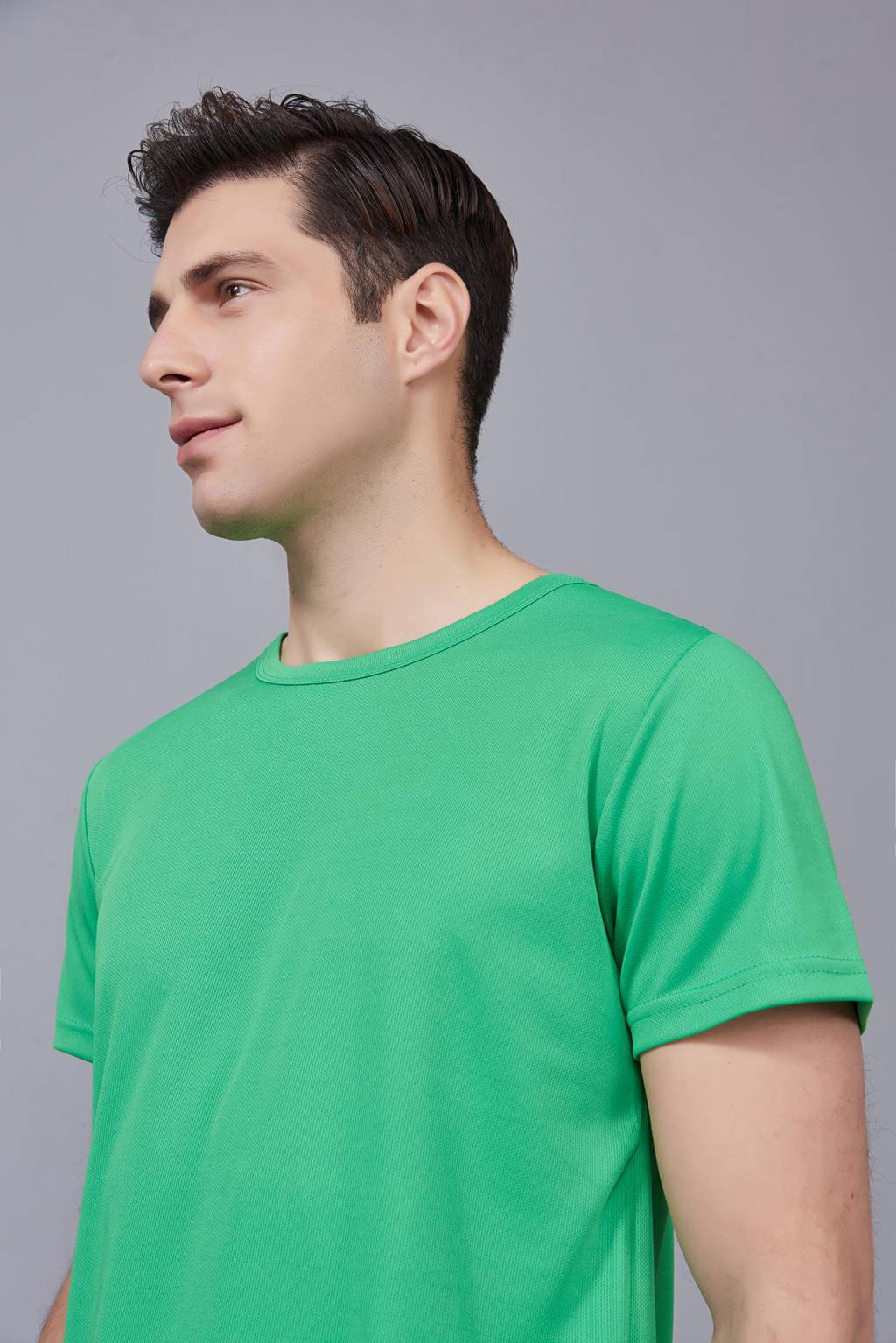 速干t恤定制 可定做印logo文化衫 新品草绿色上市