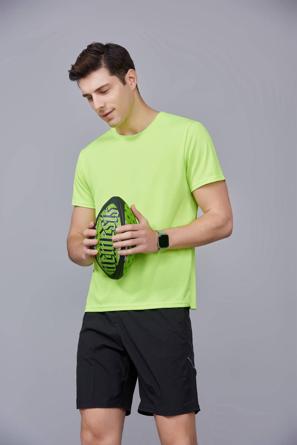 速干t恤定制 可定做印logo文化衫 新品果绿色上市