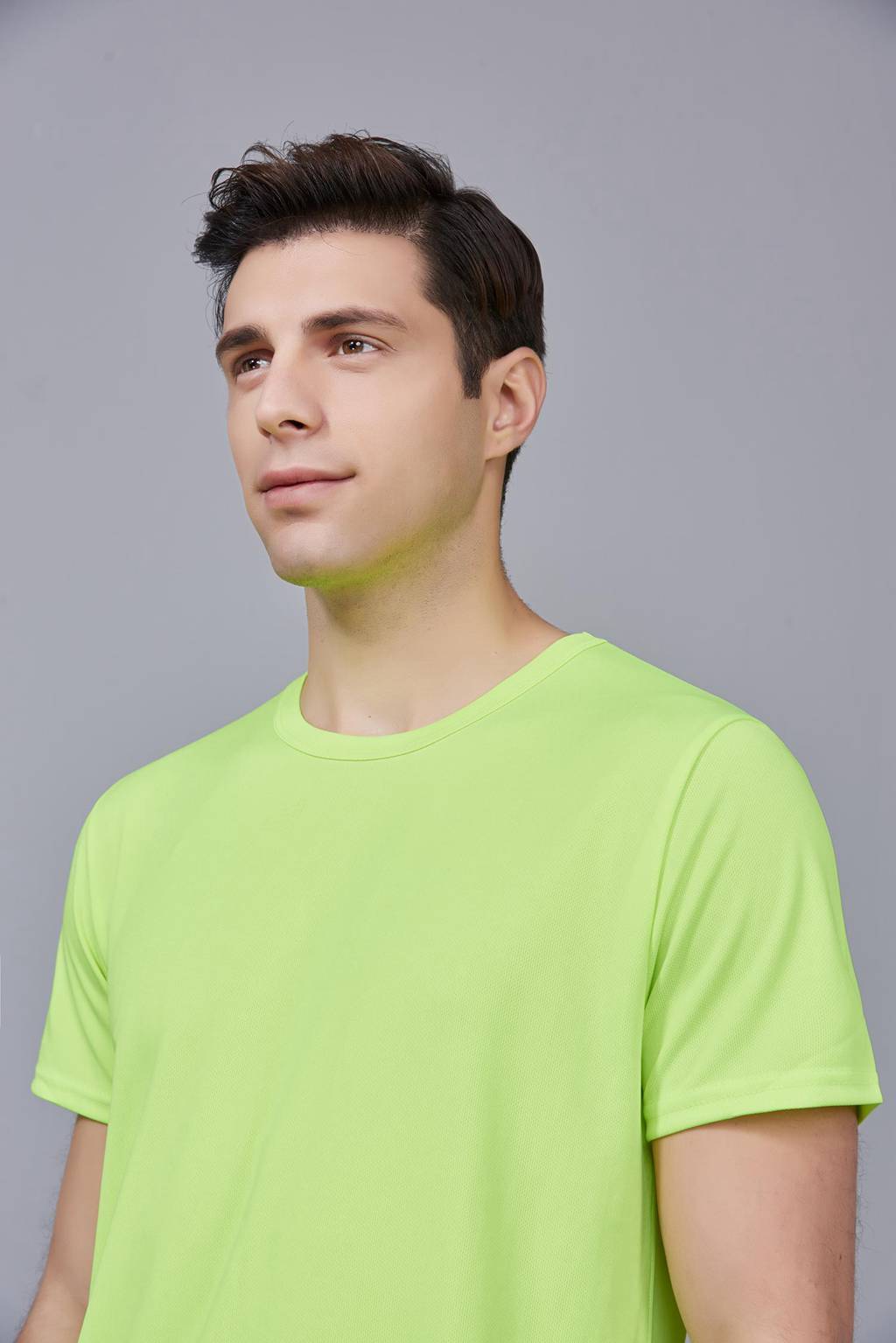 速干t恤定制 可定做印logo文化衫 新品果绿色上市