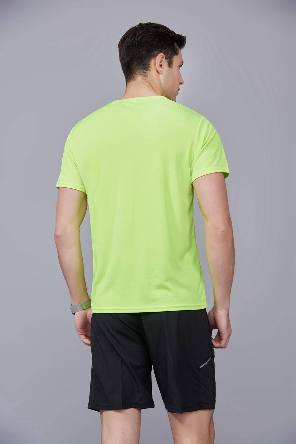 速干t恤定制 可定做印logo文化衫 新品果绿色上市