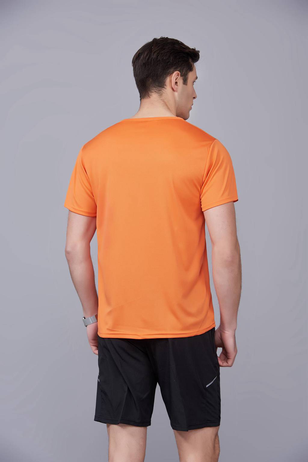 速干t恤定制 可定做印logo文化衫 新品橘色上市