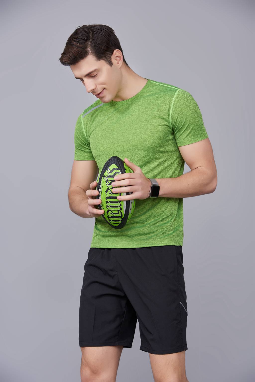 T恤衫定做  男女情侣短袖T恤定制 绿色