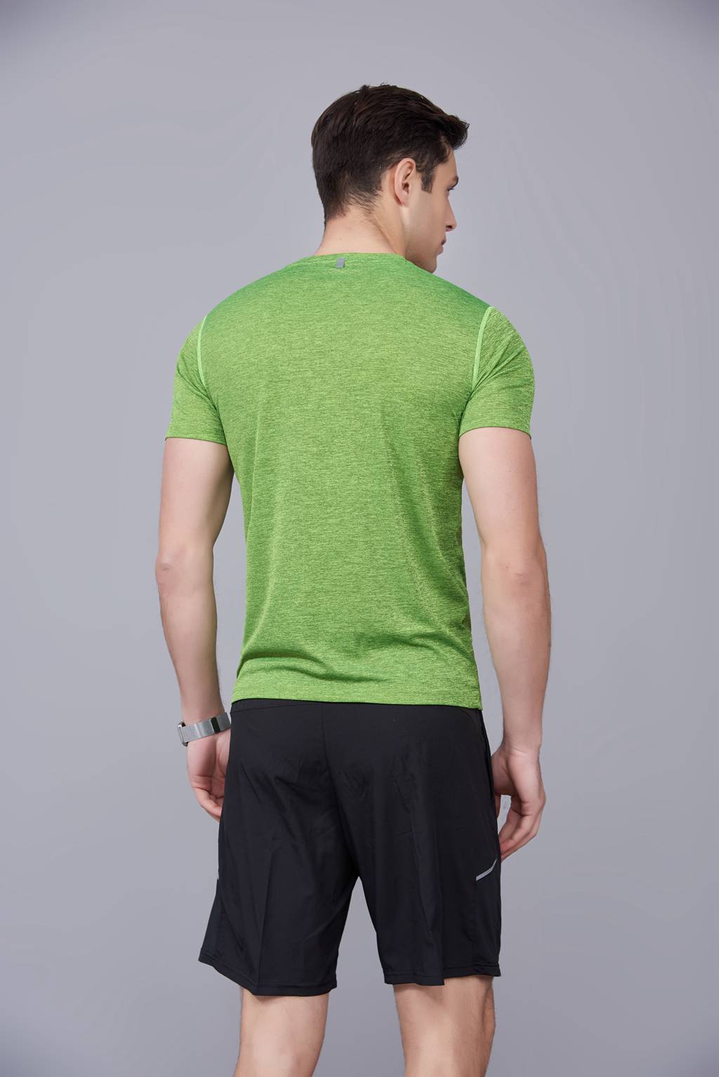 T恤衫定做  男女情侣短袖T恤定制 绿色