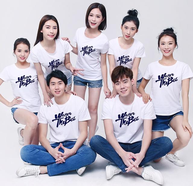 企业工作服t恤衫怎么穿才好看?